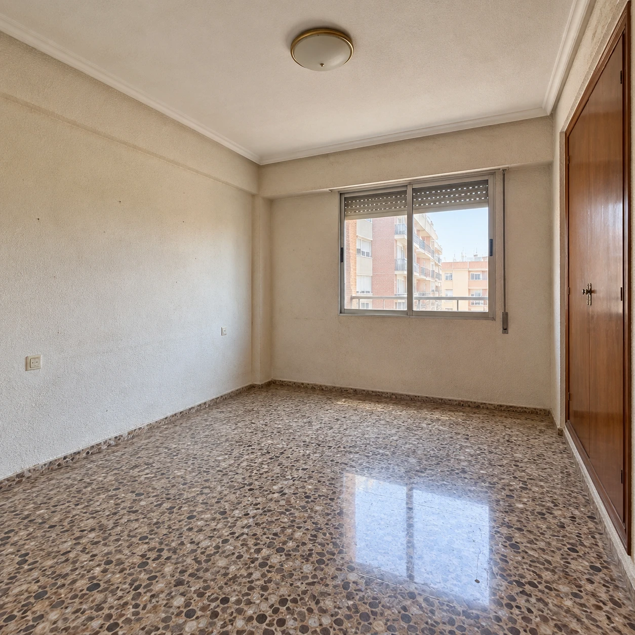 Dormitorio con home staging virtual